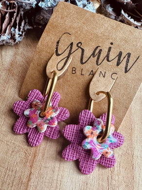 Créoles avec fleurs 🌸