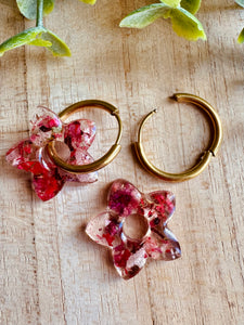 Duo de pépites (fleurs séchées)