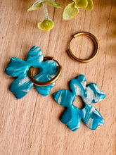 Charger l&#39;image dans la galerie, Duo de pépites (marbre turquoise bleu)