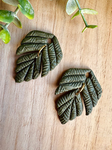 Duo de pépites (kaki foncé)