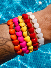 Charger l'image dans la galerie, Bracelet cœurs 💕 ( rouge )