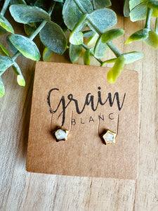 Mini boucles de résine (crème)