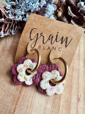 Créoles avec fleurs 🌸