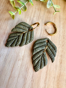 Duo de pépites (kaki foncé)