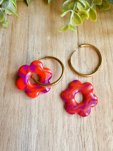 Duo de pépites (orange sanguine violet)