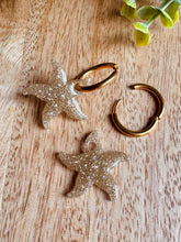Charger l'image dans la galerie, Duo de pépites étoile de mer (gold paillettes)