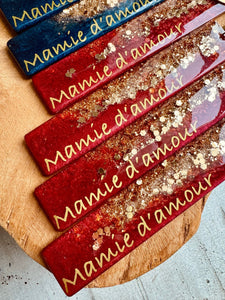 Marque page « mamie d’amour » (marine)