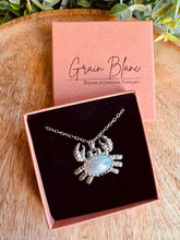 Charger l'image dans la galerie, Collier 🦀 crabe argenté
