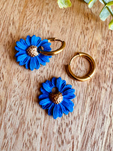 Charger l'image dans la galerie, Duo de pépites fleurs (mini bleu)