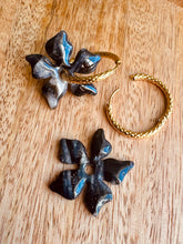 Charger l'image dans la galerie, Duo de pépites fleurs (marbré noire)