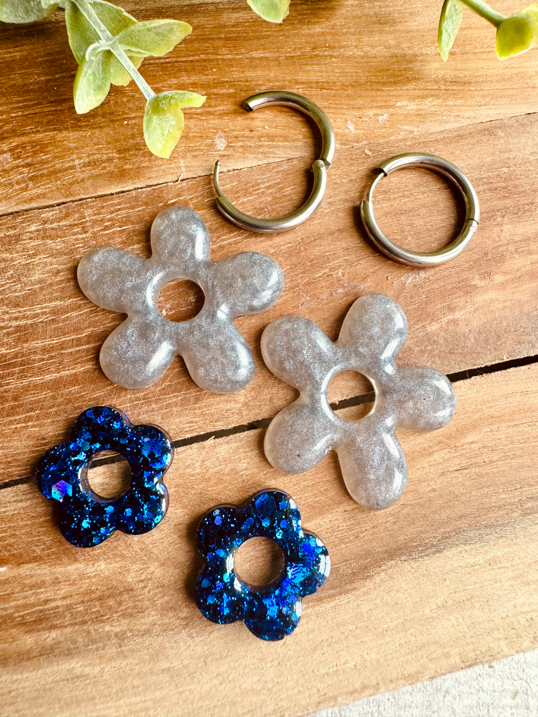 Kit cadeau/découverte « Duo de pépites » (bleu gris argent )