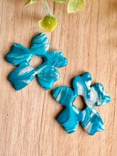 Charger l&#39;image dans la galerie, Duo de pépites (marbre turquoise bleu)