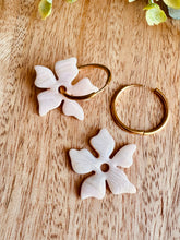 Charger l'image dans la galerie, Duo de pépites fleurs (marbré rose claire)