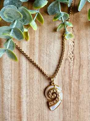 Collier coquillage 🐚