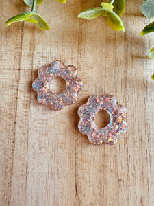 Duo de pépites (doux rose paillettes)
