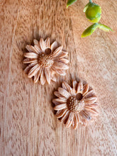 Charger l'image dans la galerie, Duo de pépites fleurs (beige caramel )