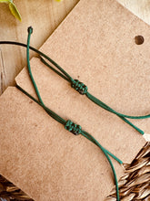 Charger l&#39;image dans la galerie, Bracelets à partager (vert argenté)