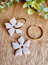 Charger l'image dans la galerie, Duo de pépites fleurs (marbré rose claire)