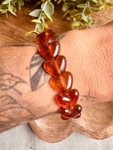 Charger l'image dans la galerie, Bracelet AMBRE  « coeurs » - Taille S