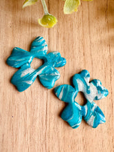 Charger l&#39;image dans la galerie, Duo de pépites (marbre turquoise bleu)