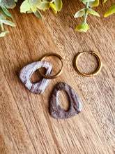 Charger l'image dans la galerie, Duo de pépites (marbré marron nacré)