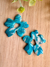 Charger l&#39;image dans la galerie, Duo de pépites (marbre turquoise bleu)