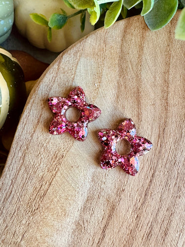 Duo de pépites (vieux rose )