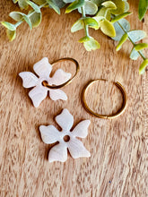 Charger l'image dans la galerie, Duo de pépites fleurs (marbré rose claire)