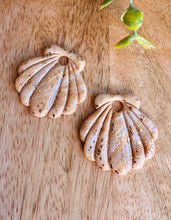 Charger l'image dans la galerie, Duo de pépites coquillage 🐚 (caramel doré)