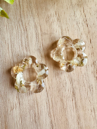 Duo de pépites (mini fleurs séchées)