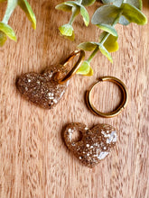 Charger l'image dans la galerie, Duo de pépites coeur (gold paillettes)