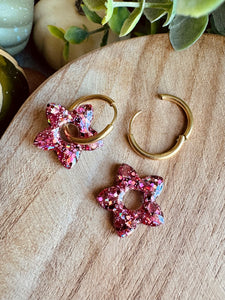 Duo de pépites (vieux rose )