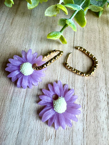 Duo de pépites 🌸 (Lila cœur jaune pale)