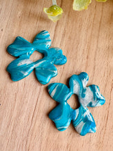 Charger l&#39;image dans la galerie, Duo de pépites (marbre turquoise bleu)