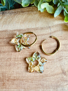 Duo de pépites (fleurs séchées)