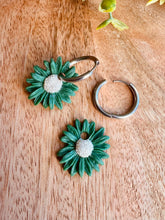 Charger l'image dans la galerie, Duo de pépites fleurs (vert)