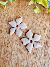 Charger l'image dans la galerie, Duo de pépites fleurs (marbré rose claire)
