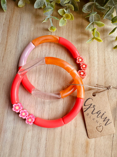 Duo de Bracelets « Macaroni » - Taille L
