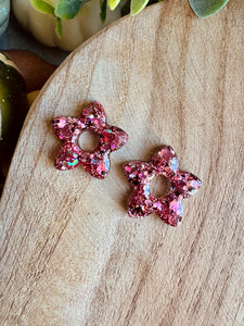 Duo de pépites (vieux rose )