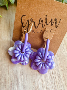 Créoles avec fleurs 🌸