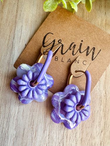 Créoles avec fleurs 🌸