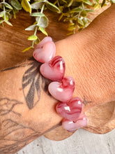 Charger l'image dans la galerie, Bracelet ROSE  « coeurs » - Taille M