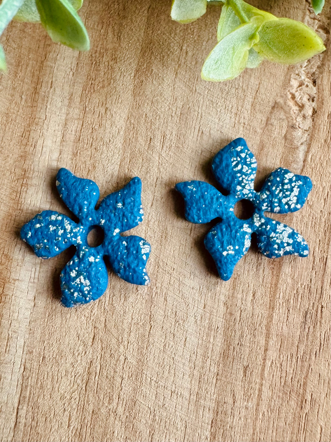 Duo de pépites (bleu argenté )