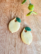 Charger l'image dans la galerie, Duo de pépites citron 🍋 (doux jaune/ocre moucheté)