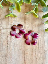 Charger l&#39;image dans la galerie, Duo de pépites (marbré marron bordeaux framboise)
