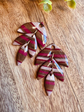 Charger l'image dans la galerie, Duo de pépites (marbré bordeaux marron)