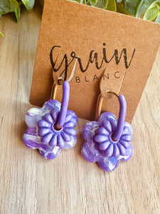 Créoles avec fleurs 🌸
