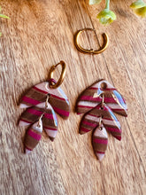 Charger l'image dans la galerie, Duo de pépites (marbré bordeaux marron)