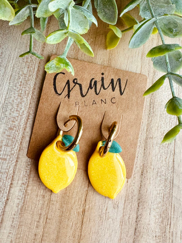 Créoles citrons (doré-jaune)